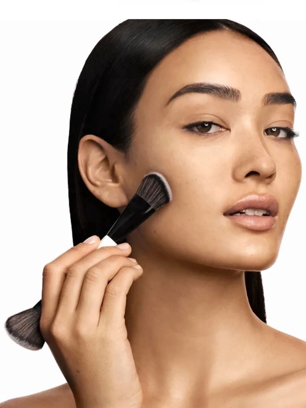 Makeup by Mario F4 Cosmetic Dual Ended Makeup Brush New in Box Vegan